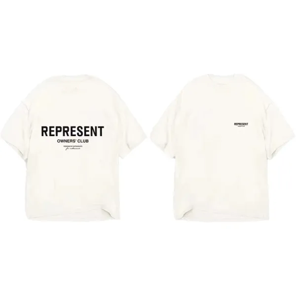 Represent Owners' Club Oversized T-Shirt White - 1