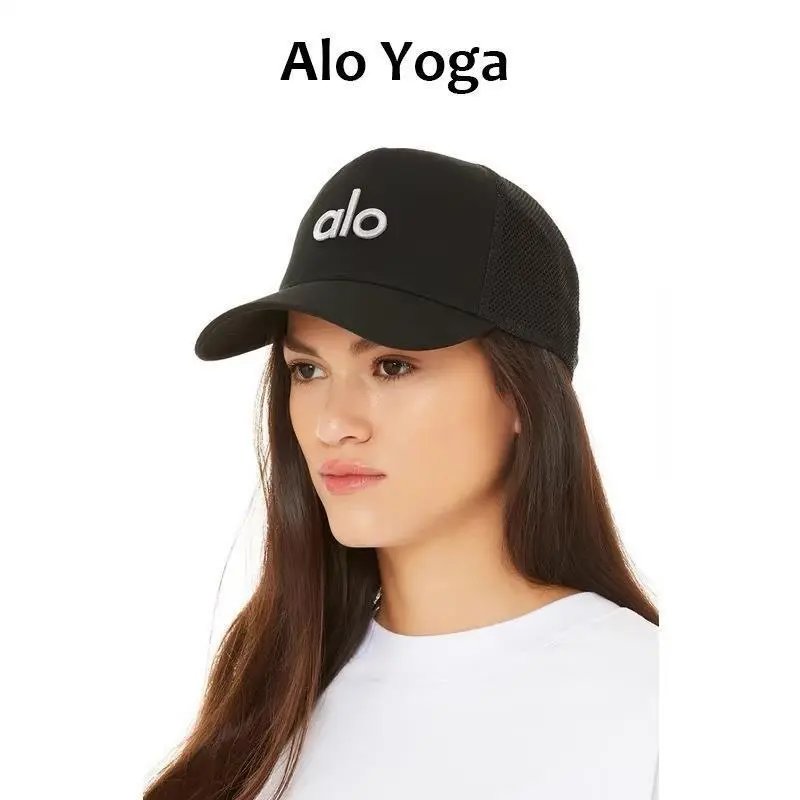 Alo Black Mesh-Back Baseball Cap - 2