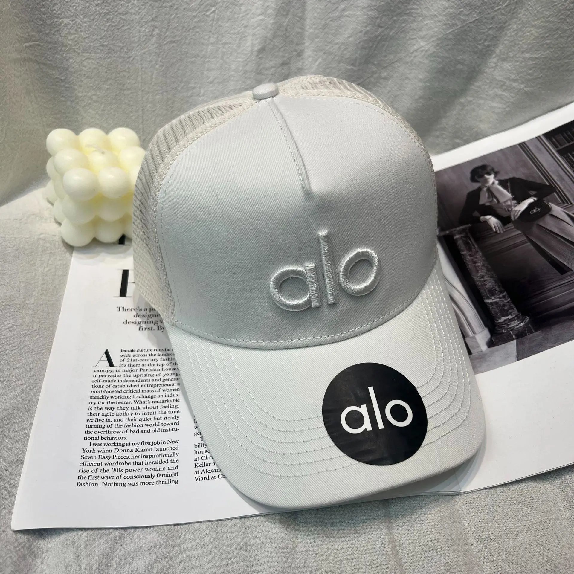 Alo Black Mesh-Back Baseball Cap - 11