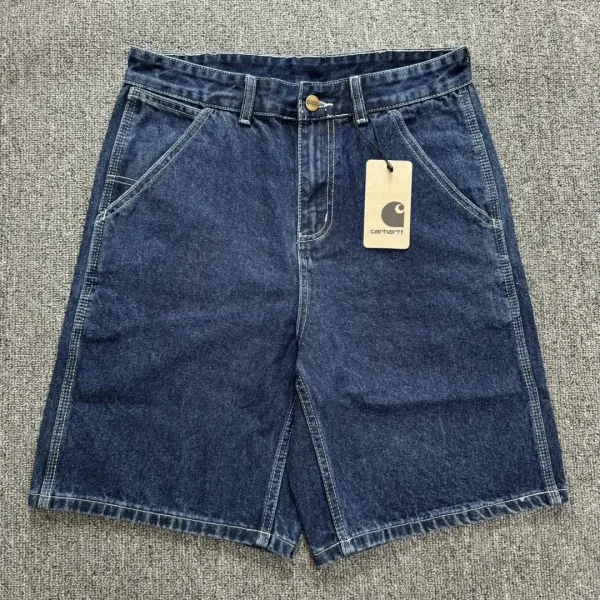 Carhartt WIP Double Knee Shorts Black Denim Shorts - 8
