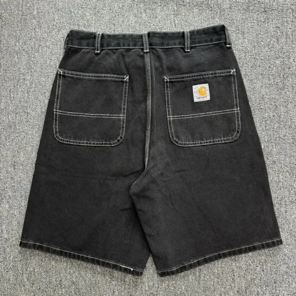 Carhartt WIP Double Knee Shorts Black Denim Shorts - 11