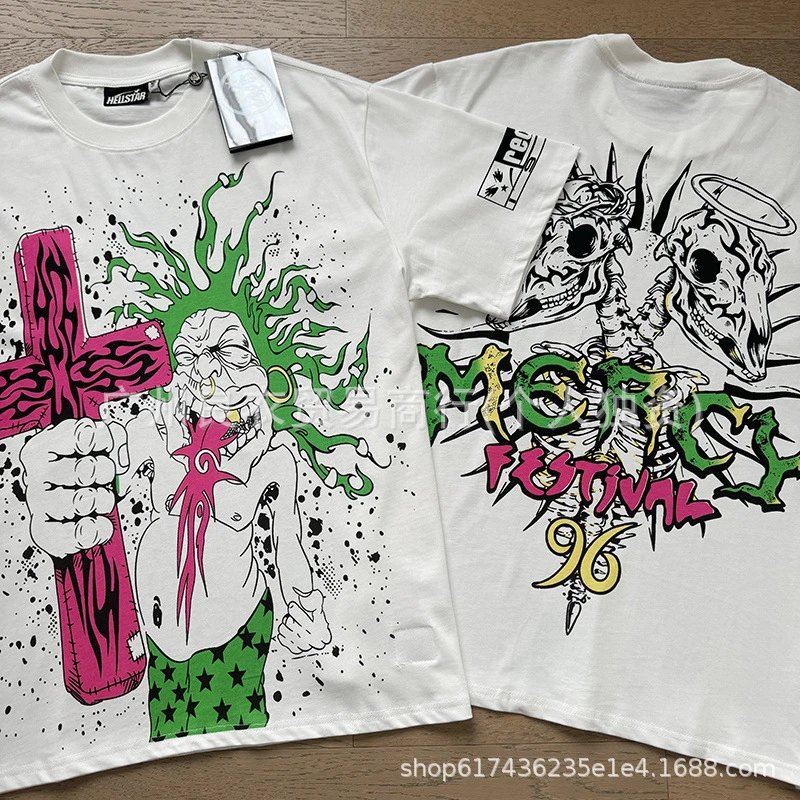 Hellstar Retro Print T-Shirt photo 6