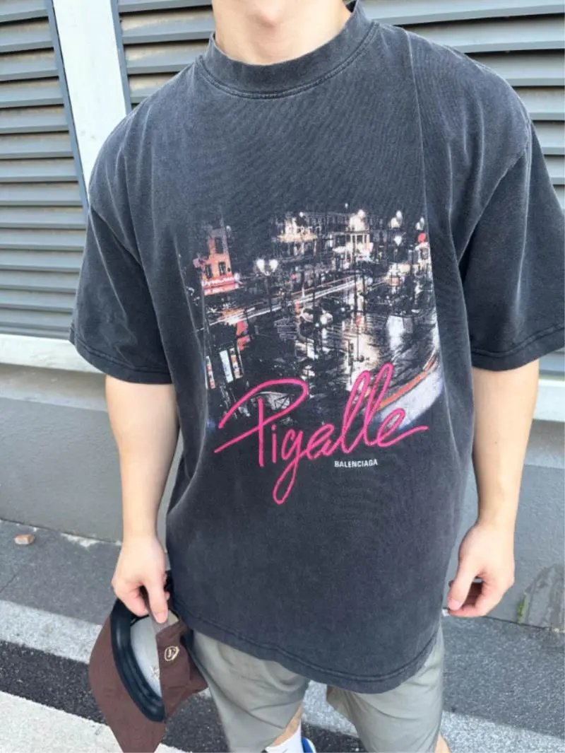 Distressed Eiffel Tower T-Shirt