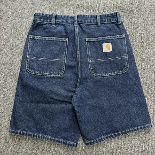 Carhartt WIP Double Knee Shorts Black Denim Shorts - 9