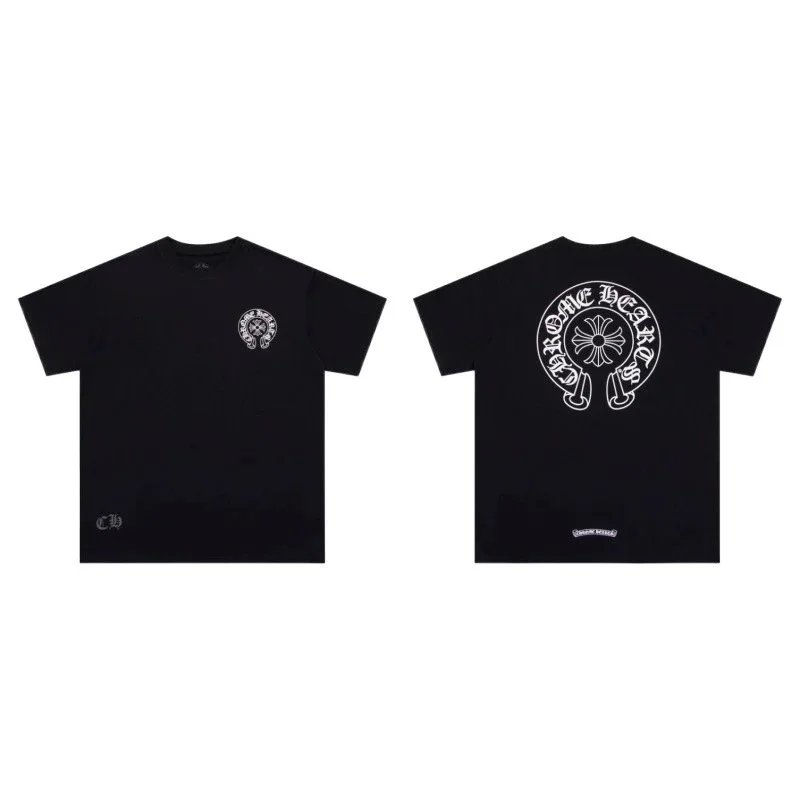 Chrome Hearts Black Graphic Print T-Shirt