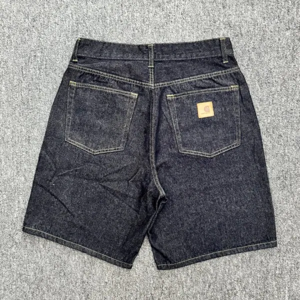 Carhartt WIP Double Knee Shorts Indigo Denim Shorts - 1