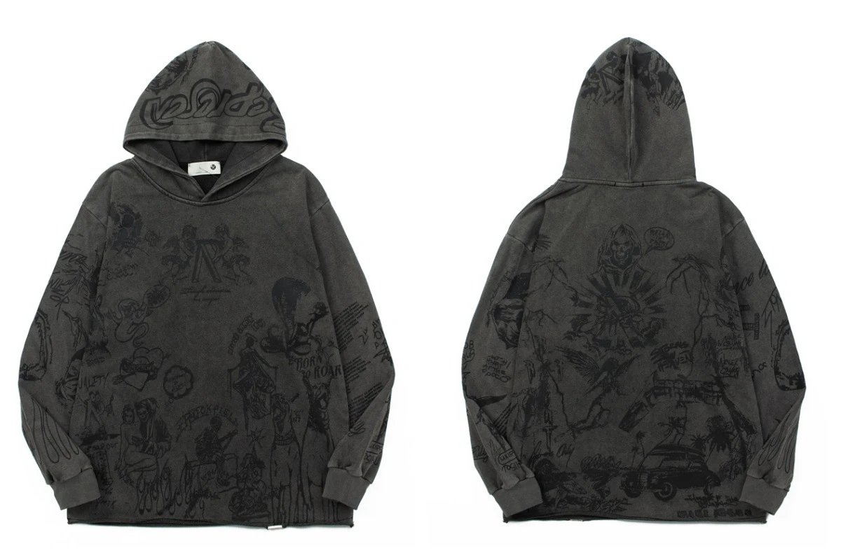 2815 Washed Black (French Terry)