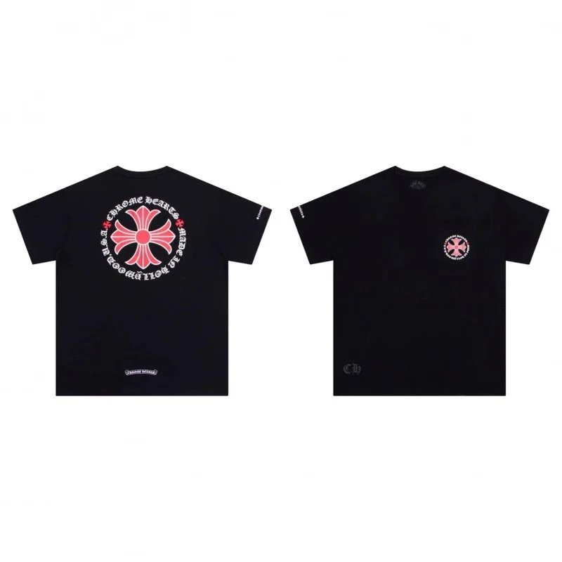 Chrome Hearts Black Graphic Print T-Shirt