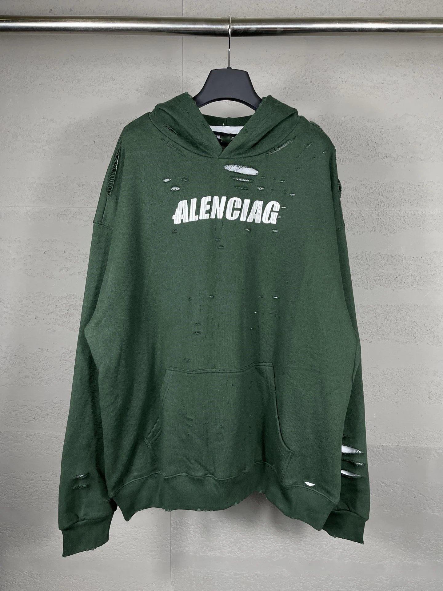 Dark Green (Distressed with Fleece Lined Two-Piece Set)