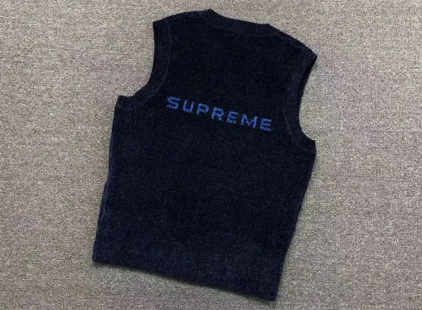Supreme Varsity Coach Jacket Denim/Black/Blue Coach Jacket - 25