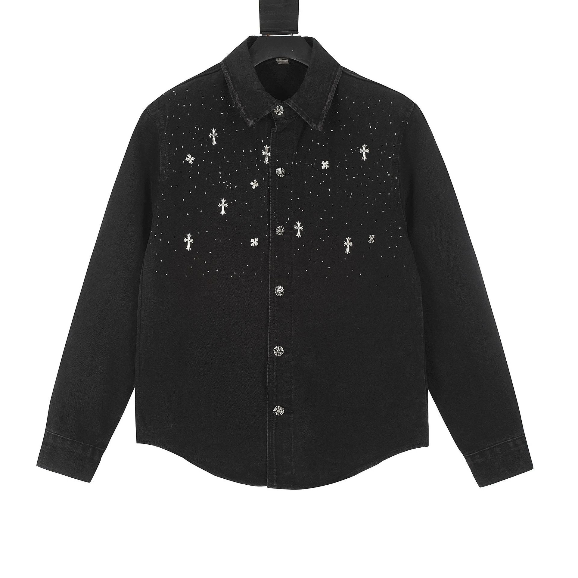 Chrome Hearts Starry Cross Denim Jacket