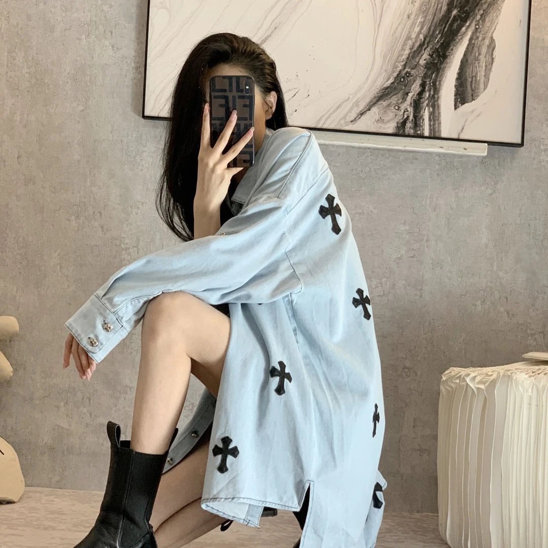 Chrome Hearts Classic Patchwork Denim Jacket
