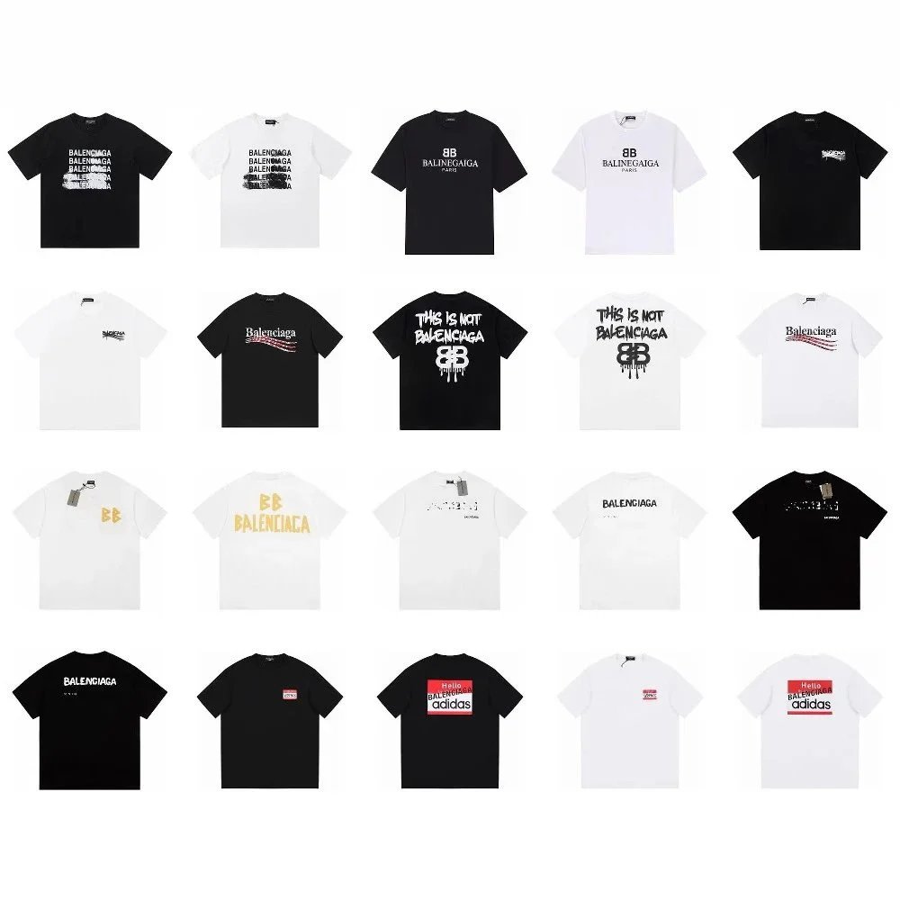 Oversized Unisex Short-Sleeve T-Shirt with Trendy Printed Letters - Midweight Streetwear Top