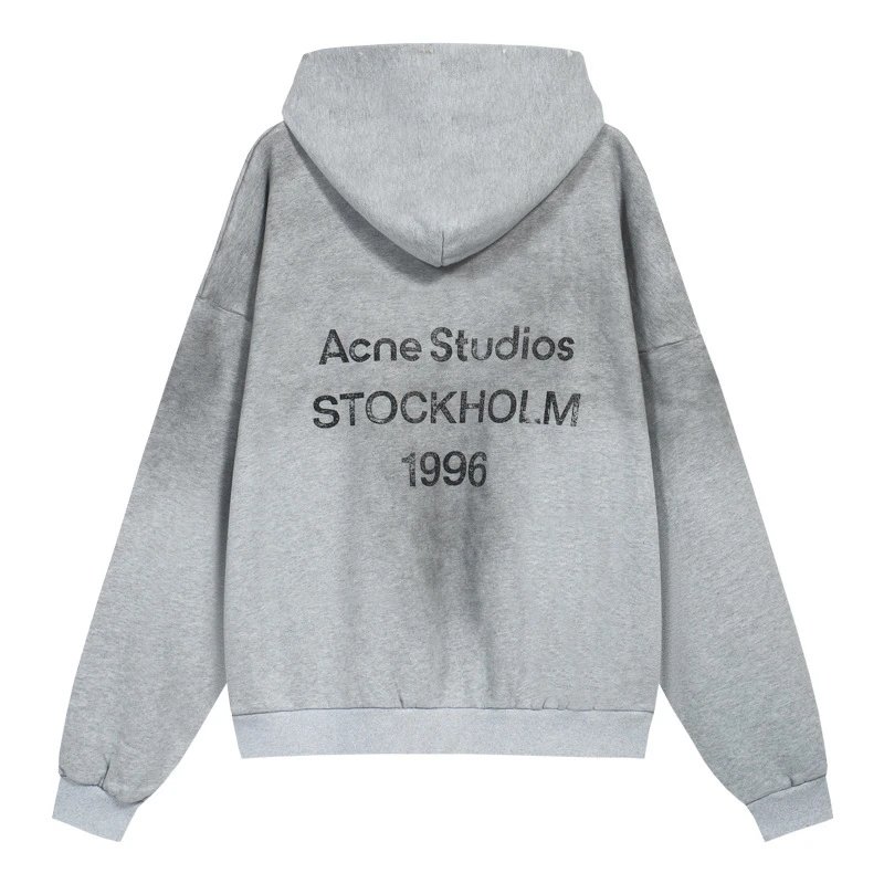 Acne 1996 Distressed Hoodie photo 4
