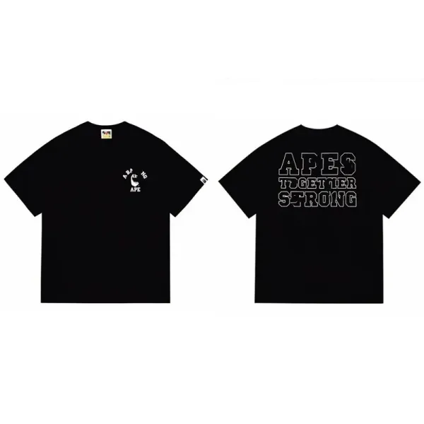 A Bathing Ape Apes Together Strong Black T-Shirt - 1
