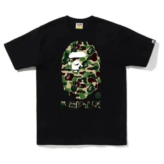 Camo Geometric Letter Print T-Shirt photo 4