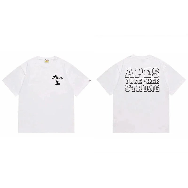 A Bathing Ape Together Strong White T-Shirt - 1