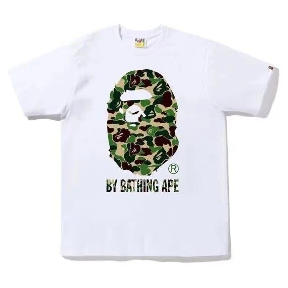 Camo Geometric Letter Print T-Shirt photo 5