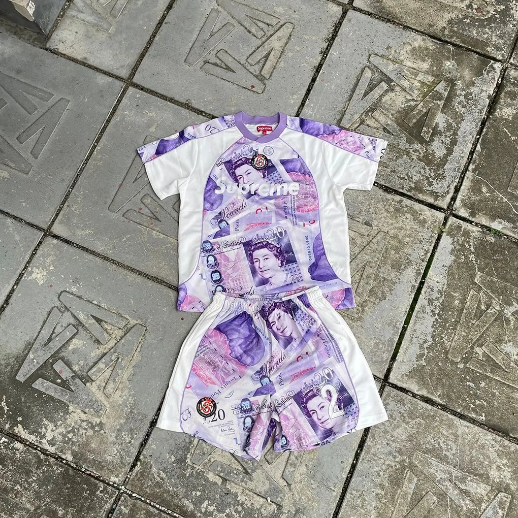 Pounds Soccer Jersey and Shorts Set