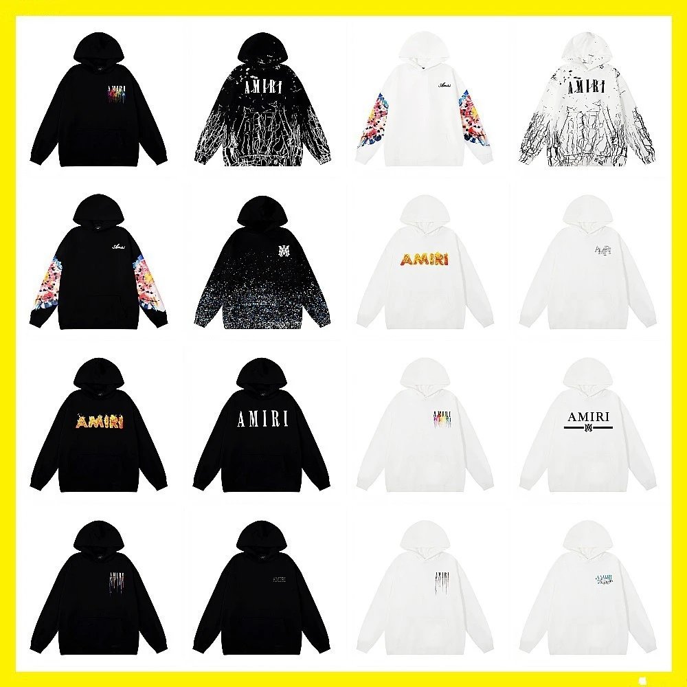 Amiri Splatter Qilin Print Hoodie