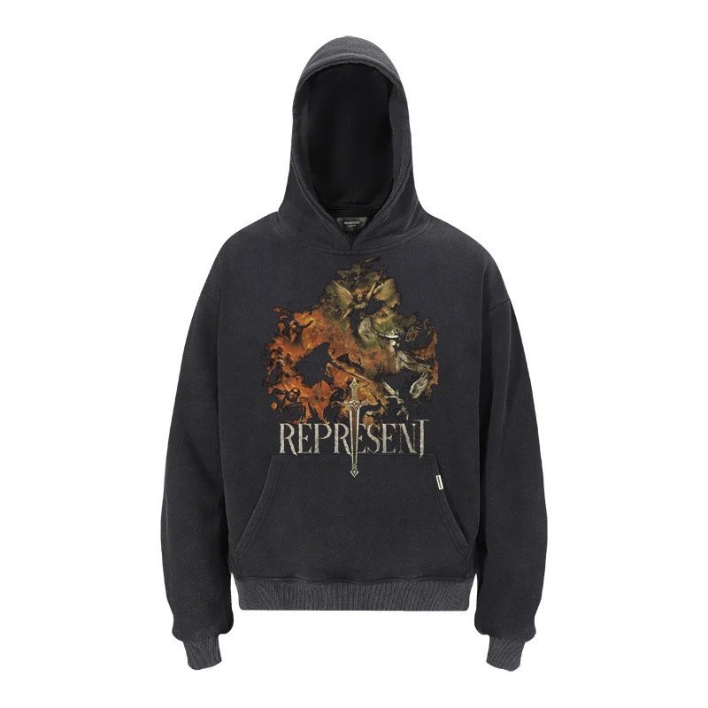 Represent Printed Hoodie photo 3