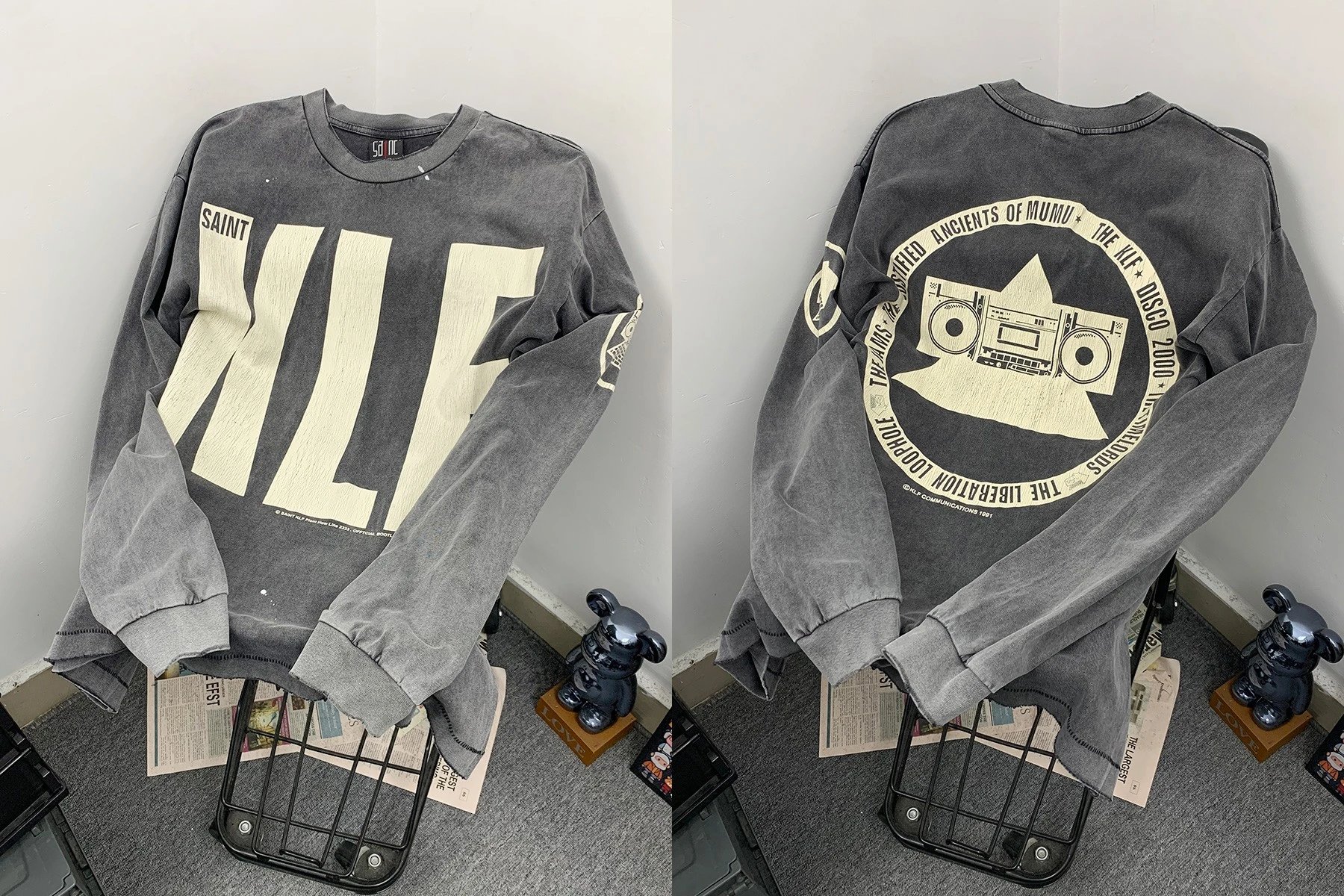 Saint Michael Star Wars Distressed T-Shirt photo 3