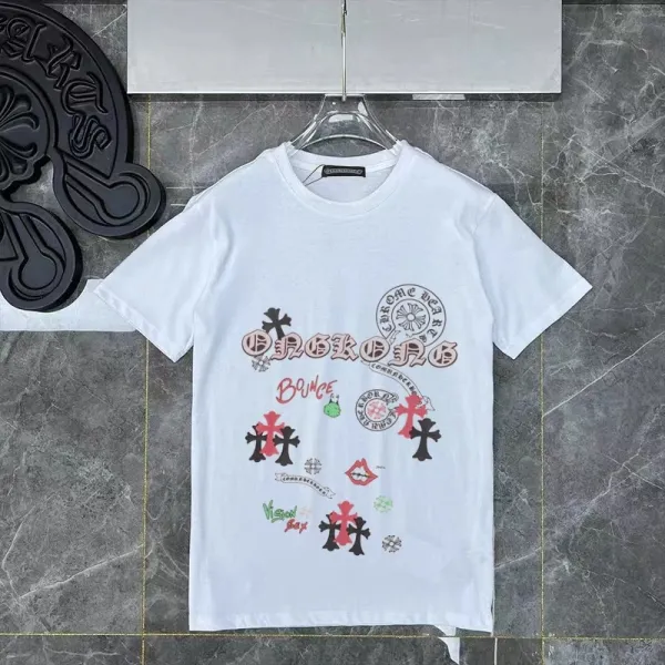 Chrome Hearts 33 Graphic Print White T-Shirt - 17