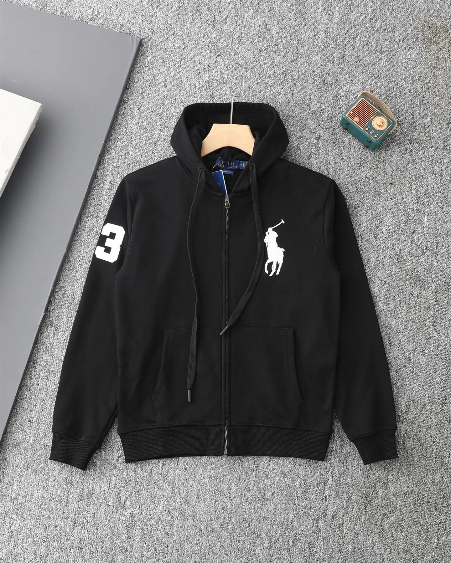Ralph Lauren Embroidered Cardigan Hoodie photo 3