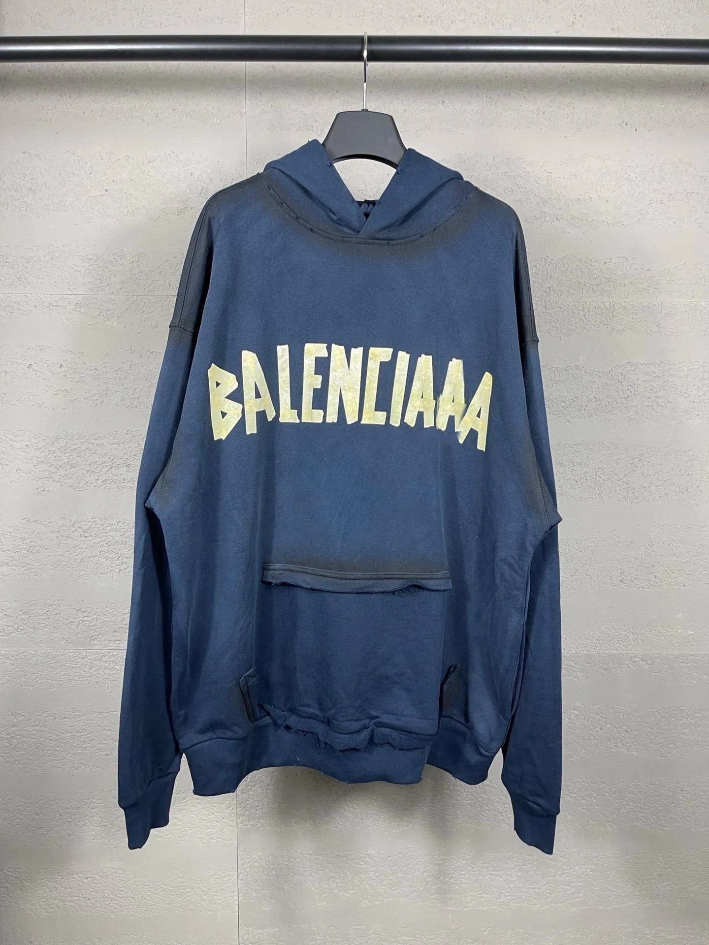 Balenciaga Distressed Hoodie photo 3