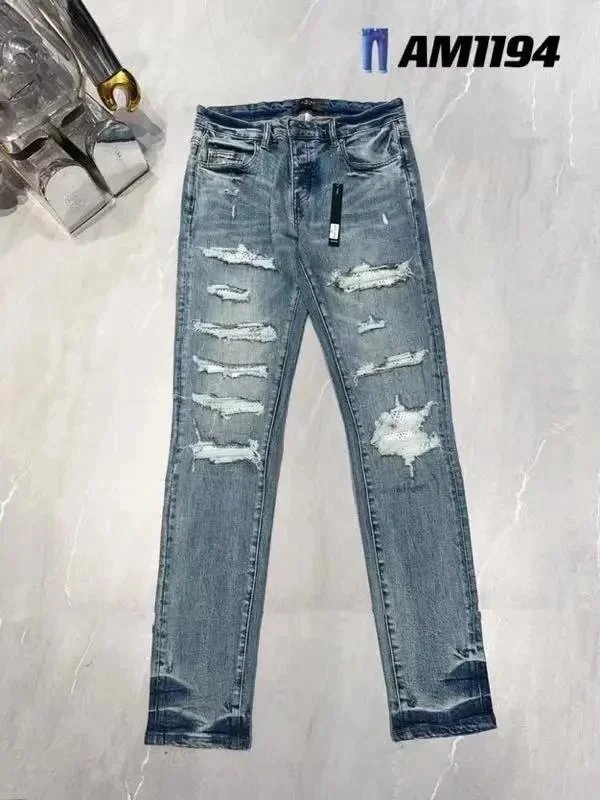 Distressed Ripped Skinny Jeans photo 6