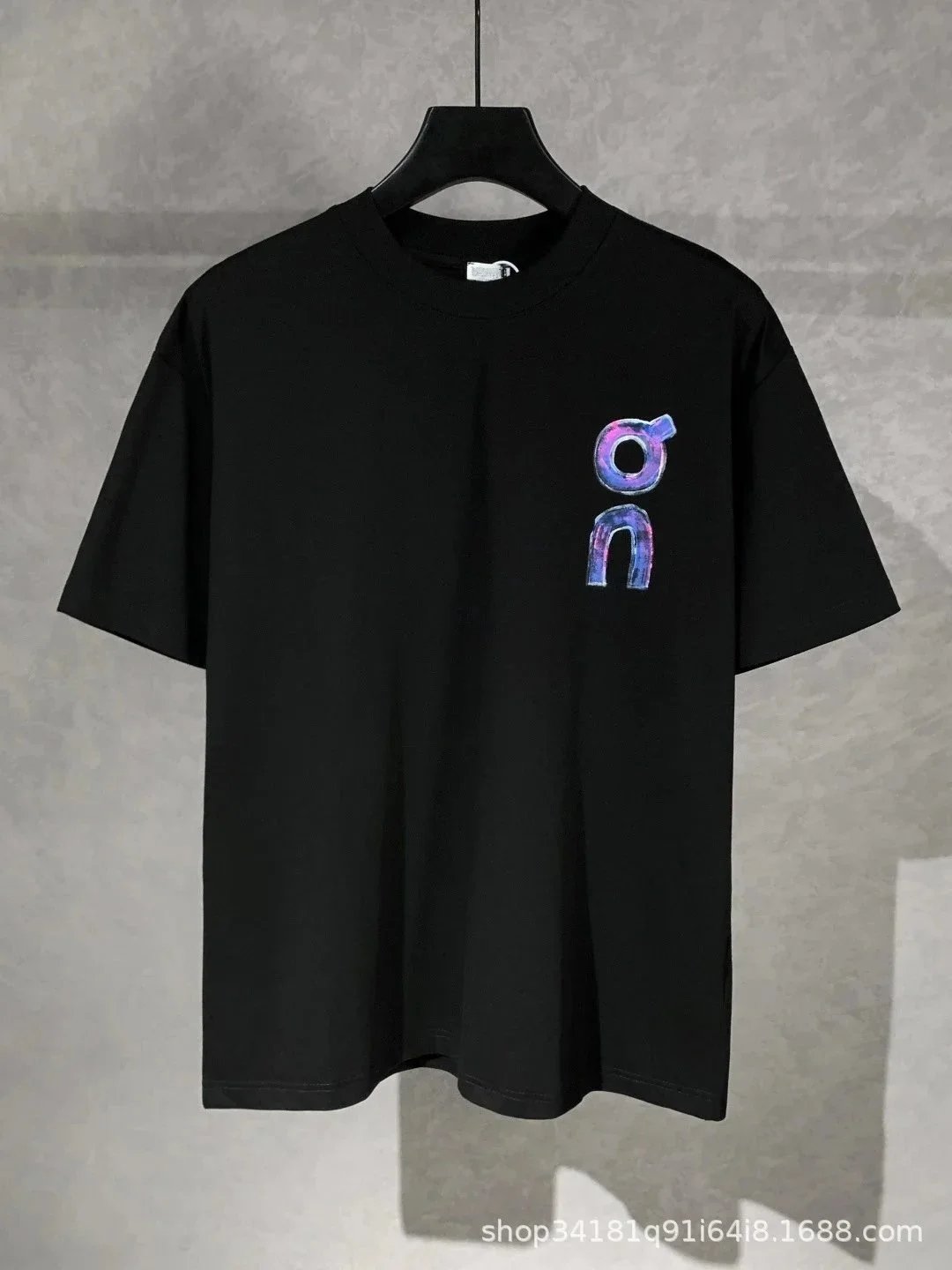 Hand-Draw Logo Crew Neck T-Shirt photo 3