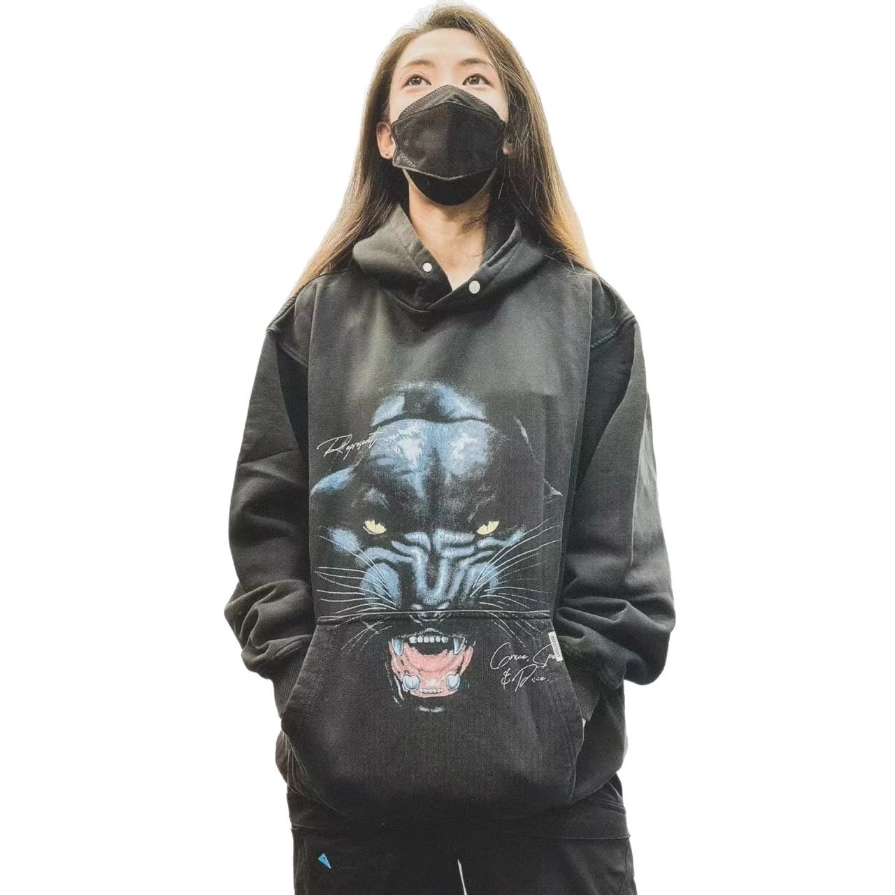 Graphic Washed Hoodie
