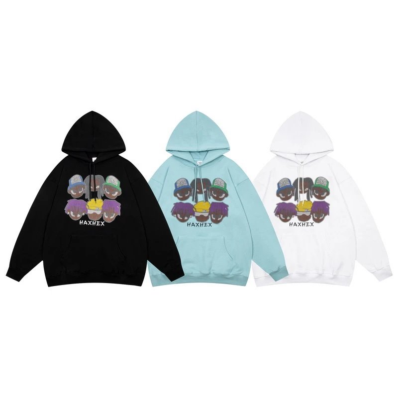 HAXWEX Loose Cotton Hoodie