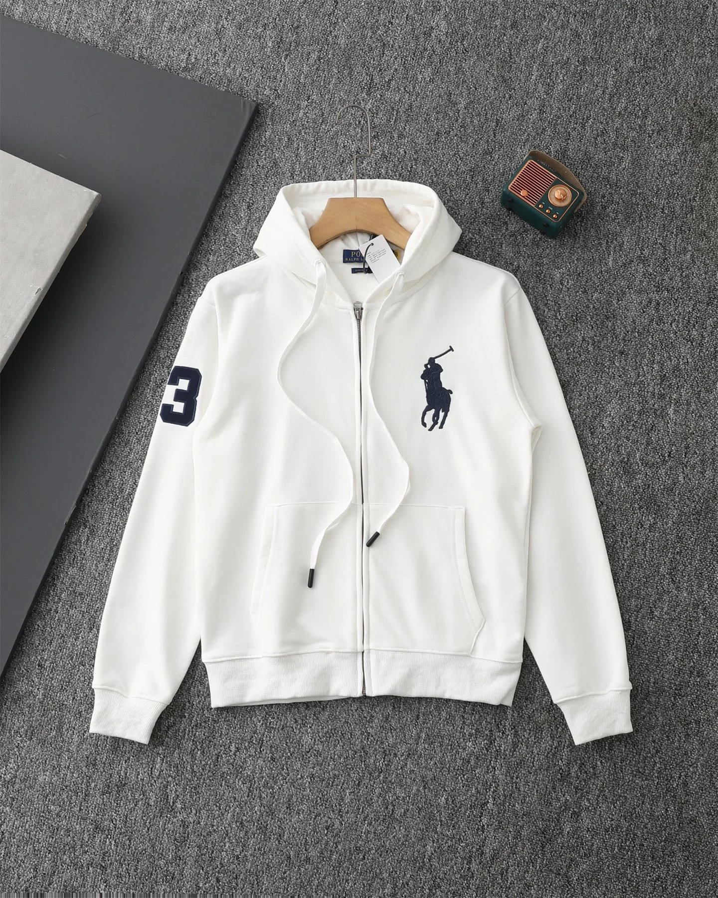 Ralph Lauren Embroidered Cardigan Hoodie photo 2