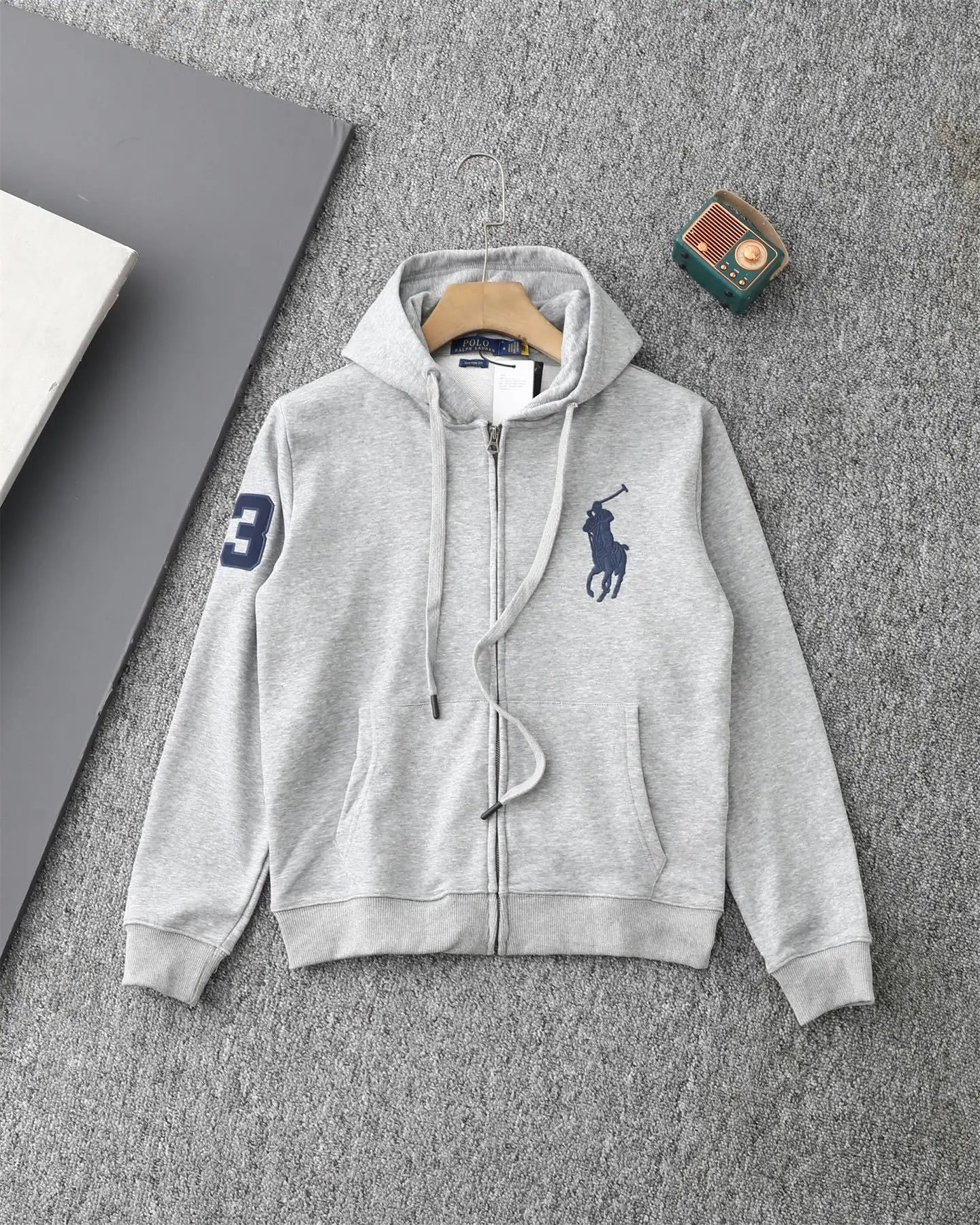 Ralph Lauren Embroidered Cardigan Hoodie photo 4