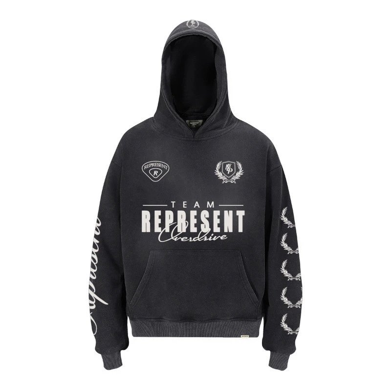 Represent Printed Hoodie photo 2