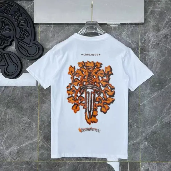 Chrome Hearts 33 Graphic Print White T-Shirt - 6