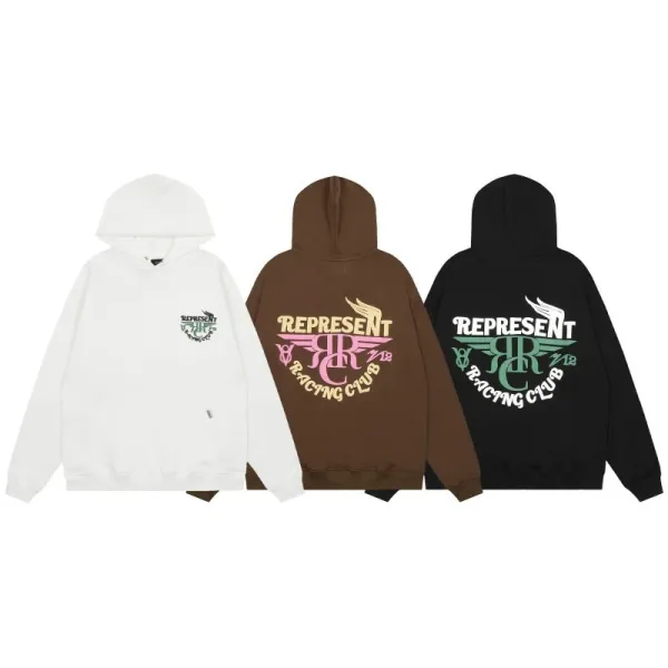 Represent Horizons Hoodie White - 25