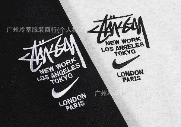Stüssy Circle Logo Bomber Jacket Black - 17