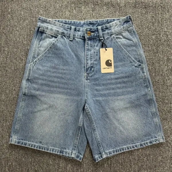 Carhartt WIP Double Knee Shorts Black Denim Shorts - 6