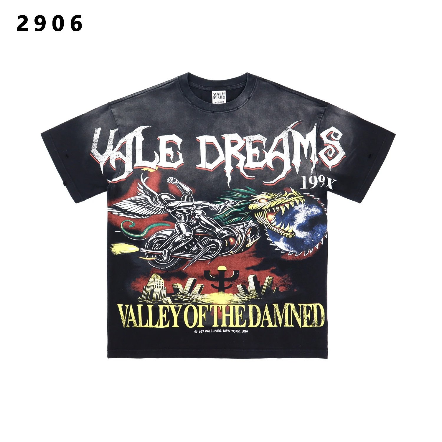 Vale Washed Denim Shorts and T-Shirt Set photo 5