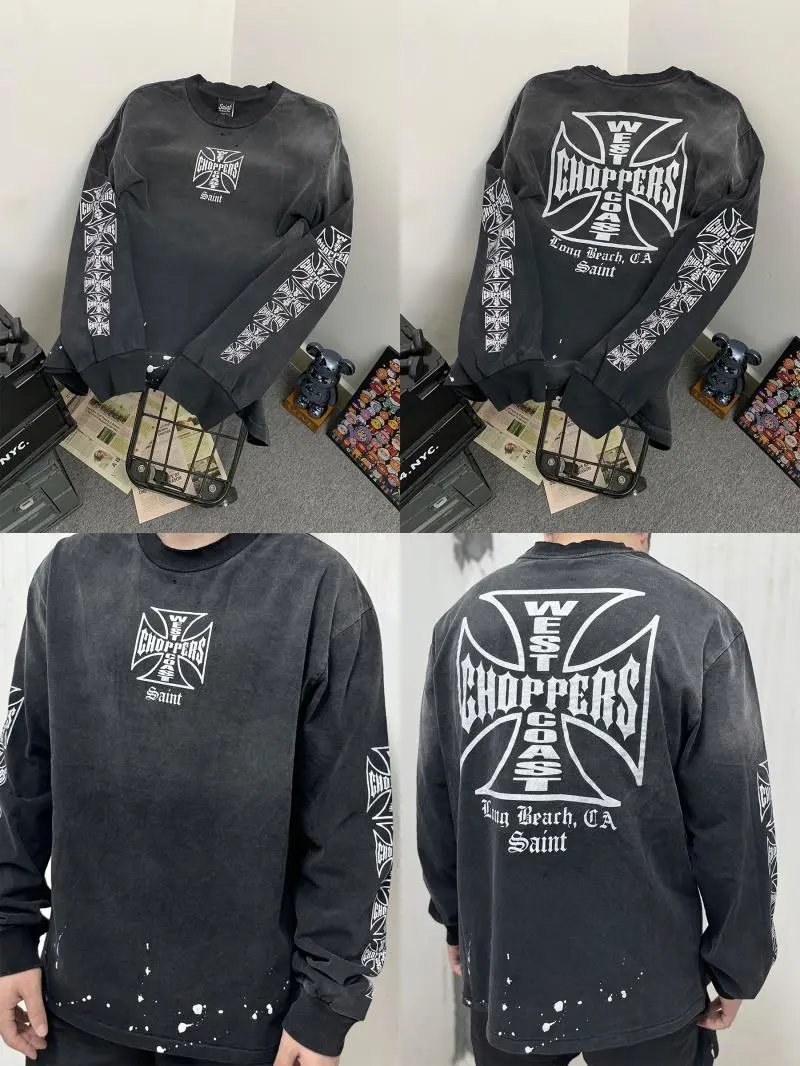 Saint Michael Star Wars Distressed T-Shirt photo 4
