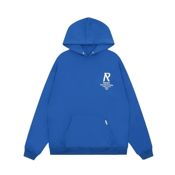 Represent Logo Hoodie Royal Blue Hoodie - 1