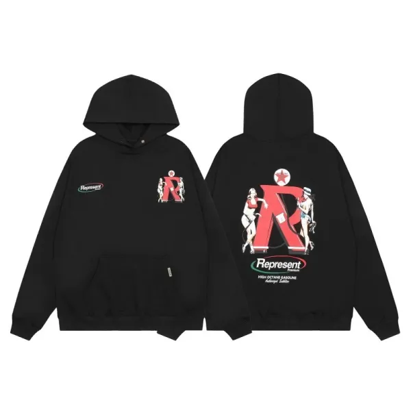 Represent Horizons Hoodie White - 32