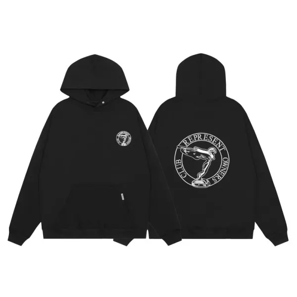 Represent Horizons Hoodie White - 31