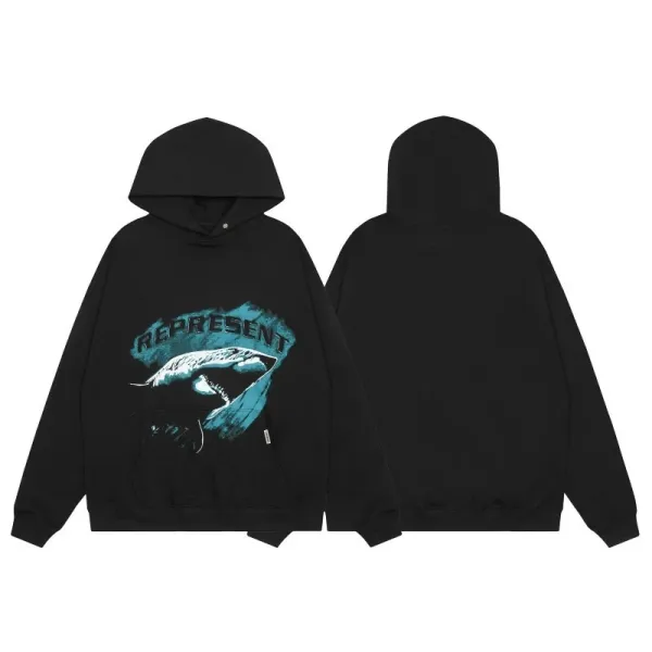 Represent Horizons Hoodie White - 36