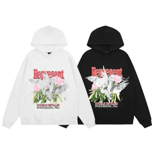 Represent Horizons Hoodie White - 28