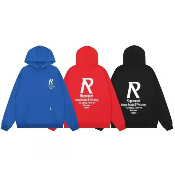 Represent Horizons Hoodie White - 23