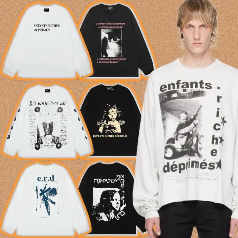 ERD Vintage Washed Long Sleeve T-Shirt