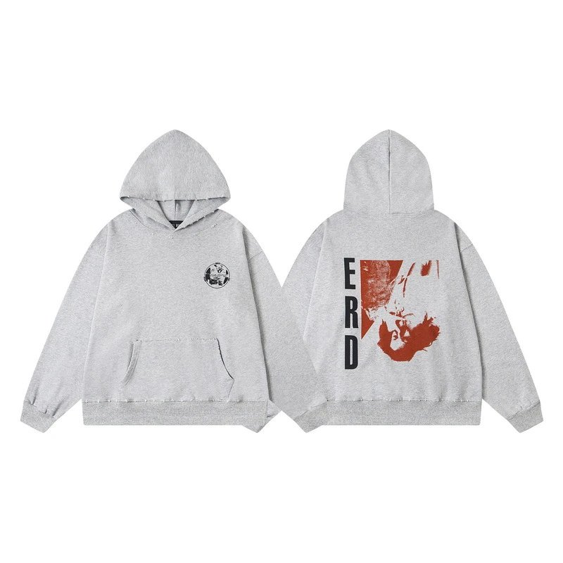 Distressed Graphic Hoodie